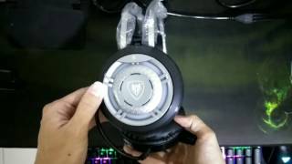 Nubwo N1 Gaming Headset  Test review amp Lighting [upl. by Chun]