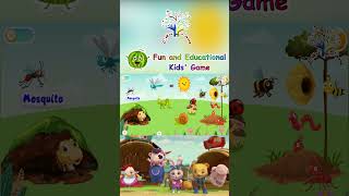 Beetles and Chirping Crickets Insect Sounds  Kids Nursery Rhymes  EduFam  animalsoundssong [upl. by Tavish]