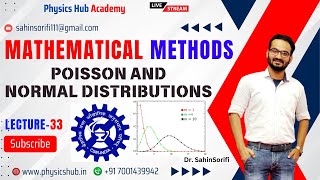 Lec33  Poisson and Normal Distributions  Central Limit Theoremcsirnetphysicalsciences [upl. by Naol]