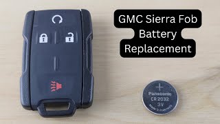 How To Replace or Change GMC Sierra Remote Key Fob Battery 2014  2023 [upl. by Milt391]