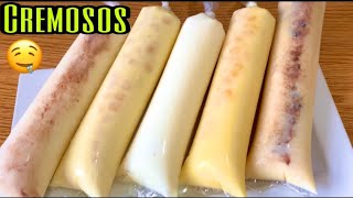 BOLIS O HELADOS CON BASE CREMOSA DE COCOCANELA CON PASAS ELOTE hielitos marcianos [upl. by Iggem]