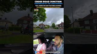 Cross Road Junction Lesson for Beginners  UK Driving Lesson [upl. by Ameyn]