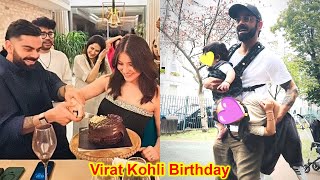 Anushka Sharma Shares First Photo of Son Akaay on Virat Kohlis Birthday With Vamika Kohli [upl. by Senzer]