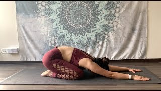 Yoga Fundamentals  Extended Childs Pose  Utthita Balasana  Yoga with Parul [upl. by Connelly514]