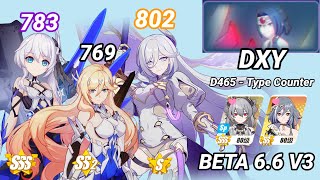 HARE S0 vs TP BKE SS1  DXY D465  Type Counter  Honkai 66 Beta V3 [upl. by Airdnek]