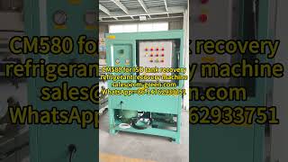 R134a R32 freon gas recovery unit 25HP oil less refrigerant ISO tank recovery recharge machine [upl. by Ykcor]