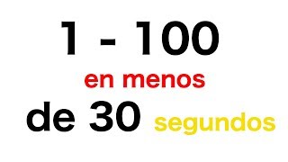 Números del 1 al 100 en alemán en menos de 30 segundos [upl. by Pride]