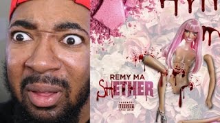 Remy Ma quotSHETHERquot Nicki Minaj Diss Over Nas quotEtherquot WSHH Exclusive  Official Audio REACTION [upl. by Areid900]