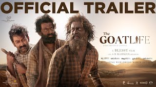 Aadujeevitham The GoatLife Official Trailer  A R Rahman Prithviraj Sukumaran Amala Paul Blessy [upl. by Eillib]