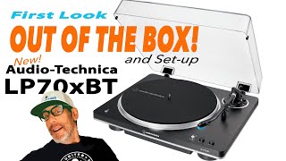 AudioTechnica LP70xBT TURNTABLE UNBOXING ASSEMBLY and SETUP [upl. by Fong]