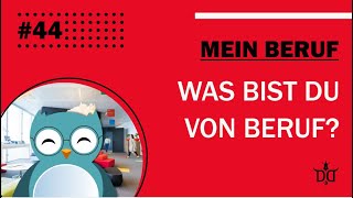 Aula de alemão para iniciantes 44 Mein Beruf [upl. by Trinidad]
