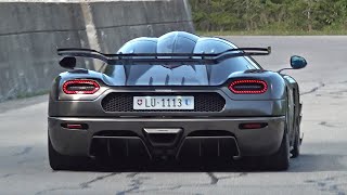 Hypercars Accelerating Koenigsegg One1 F50 Regera Agera RS Pagani Zonda Cinque Huayra BC [upl. by Nossila]