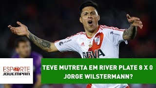 Teve MUTRETA em River Plate 8 x 0 Jorge Wilstermann [upl. by Ellary]