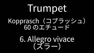 Trumpet Kopprasch 62 [upl. by Aivatan721]