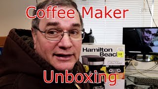 Hamilton Beach 46299 Programmable Coffee Maker unboxing and review [upl. by Skipton367]