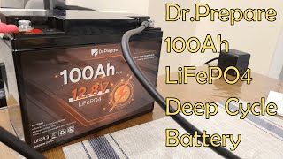 DrPrepare 100Ah 12V LiFePO4 Battery Review [upl. by Inkster412]