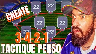 TACTIQUE PERSO 3421 LA COMPO DES TENEBRES  ULTRA CHEATE FIFA 22  ULTIMATE TEAM [upl. by Zerk]