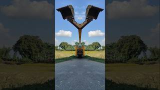 JCB VIRAL MIRROR 🤩😱😍 jcb automobile tractor [upl. by Coffey639]