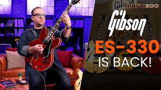 The Gibson USA ES330 Hollowbody Returns Watch the Specs amp Demo Video with The Music Zoo now [upl. by Aramanta]