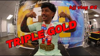 Alden Triple Gold  bjj vlog 2 [upl. by Germann]