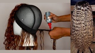 VERY DETAILED Lace Frontal Wig Install  Stocking Cap Method  Cutting The Lace  Charlion Patrice [upl. by Ardel]