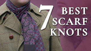 7 Stylish Mens Scarf Knots StepbyStep Guide [upl. by Anerac]