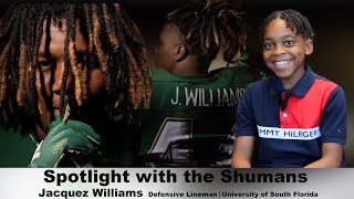 Spotlight with the Shumans Ep3 with Jacquez Williams [upl. by Carpet]