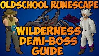 Oldschool Runescape  Scorpia Crazy Archaelogist amp Chaos Fanatic Guide  Wildy DemiBoss Guide [upl. by Bayless]