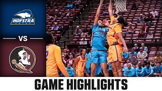 Hofstra vs Florida State Game Highlights  202425 ACC Men’s Basketball [upl. by Kassity]