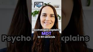 Psychologist explains MDT in 60 seconds [upl. by Latoye]