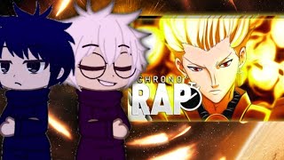 GOJO E SEUS ALUNOS REAGINDO AO RAP DO Gilgamesh Fate  O REI DOS HERÓIS  ChronoRap [upl. by Hoem221]