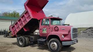 1990 Ford L8000 Dump Truck 268K miles [upl. by Rraval396]