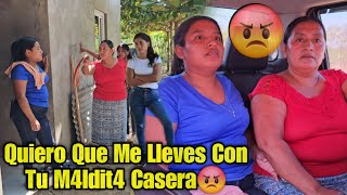 Llevame Con Tu M4LDIT4 Casera😡Yova Se Tuvo Que Llevar A Su Suegra A P3larle La Cara A Chayito😱 [upl. by Kristo]