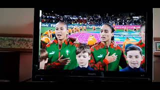 Australia FIFA World Cup Morocco Colombia Hymne National Anthem Maroc Morocco 2023 النشيد الشريف [upl. by Komsa330]