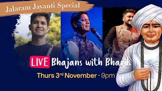 Bhajans with Bhavik ft Shri Gadhvi amp Sanjeeth Nayak [upl. by Kerge329]