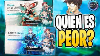 KAZUHA o NEUVILLETTE Banner BUENISIMO ¿A cuál Skipear  Genshin Impact [upl. by Ilil533]