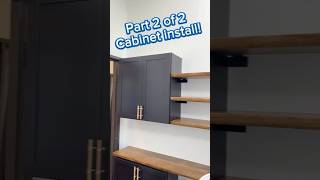 How to install cabinets part 2 diy howto woodworking fyp fypシ゚viral fy smallbusiness l [upl. by Ykcim]