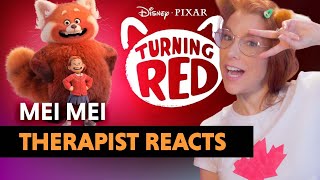 The Psychology of Turning Red Mei Mei — Therapist Reacts [upl. by Mcclenon]