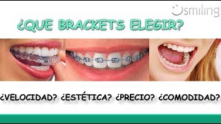 ORTODONCIA Precio y tipos de brackets 2018 [upl. by Adolphus]