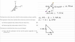 Forces amp Motion Exam Questions  A Level Maths  Edexcel Mechanics Year 1  Q21 level 3 [upl. by Noleta164]