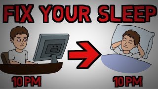 How To Fix Your Sleep Schedule  Reset Your Sleep Pattern animated [upl. by Aholah]