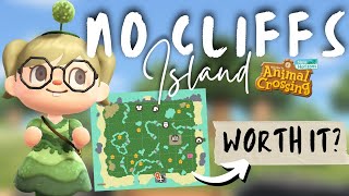 A COMPLETELY FLAT ISLAND  pros and cons for an island without cliffs  Animal Crossing New Horizons [upl. by Ortrude372]