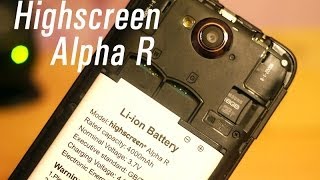 Обзор Highscreen Alpha R 5quot IPS 2000mAh  4000mAh [upl. by Kerrin498]