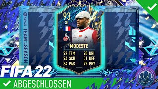 DIE BESTE SBC EVER 😍💥 TOTS Modeste SBC amp Token in Bundesliga Cup  FIFA 22 Ultimate Team [upl. by Suivatnom379]