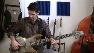 For0107  Akkorde 6 Akkorde auf dem 5Saiter  German Bass lesson [upl. by Oetsira]