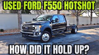 150000 Mile 2022 Ford F550 Lariat With CM HotShot Body How Did It Hold Up [upl. by Ahsikad14]