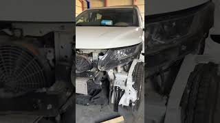 Mitsubishi Triton front after removing the bumper [upl. by Llerryt]