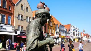 Nienburg durch die Altstadt an der Weser  Nienburg old town on the Weser in 4K [upl. by Anomer]