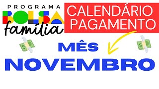 BOLSA FAMÍLIA MÊS DE NOVEMBRO CALENDÁRIO DE PAGAMENTO Começar Dia 14 até 29 Confira Alyne Santos 🧡💫 [upl. by Rochus]