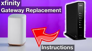 Replacing the Xfinity Gateway Router Modem How to instructions Comcast [upl. by Dulcinea]